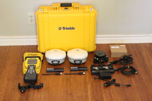 Trimble Dual R8 Model 3 GPS GNSS Glonass Base Rover RTK System TSC2 Access