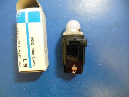 Kasuga LMS1W Pilot Lamp White 100-110v/50-60Hz (Lot of 2)