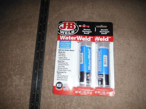 J-B WELD WATERWELD 2 PACKS 2 OZ EACH 8277 EPOXY PUTTY