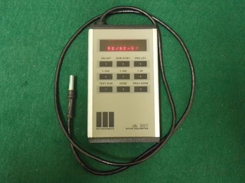 METROSONICS db 307 Noise Dosimeter Metrologger %