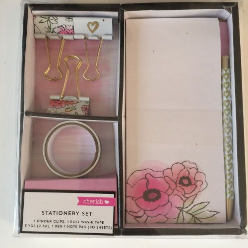 Target one spot cherish stationery set washi pen clip filofax condren kikki k for sale