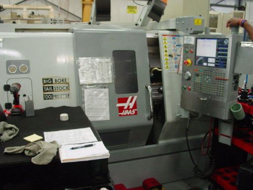 2007 HAAS SL-20TB BIG BORE CNC LATHE, 8&#034; HYD. Chk ,TAILSTOCK, VDI TURRET, ETC.