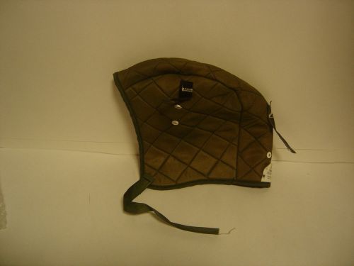 Hard hat liner treated with flame retardent green with chin strap nnb for sale