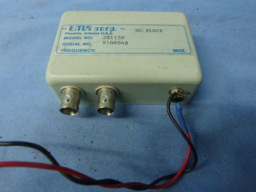 EMR Corp Radio Repeater DC Block model 201150 #B