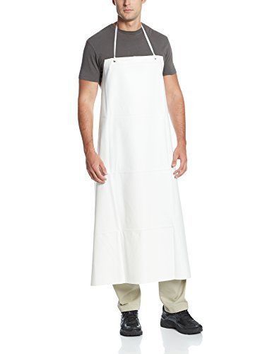 San Jamar 614DVA Vinyl Dish Washing Apron, 45&#034; Length x 36&#034; Width x 20 mil White