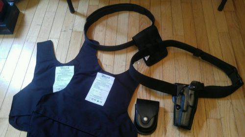 Police belt and vest with numerous accessories for sale