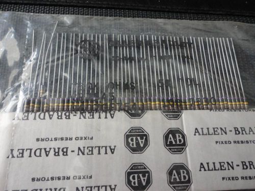 50PCS ALLEN BRADLEY 750K-1/4WATT-5% RC07GF754J 1/4W CARBON COMP. RESISTOR