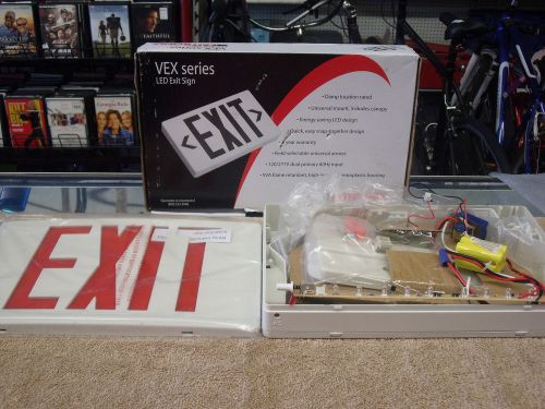 EXITRONIX EMERGENCY LIGHTING VEX SERIES LED EXIT SIGN