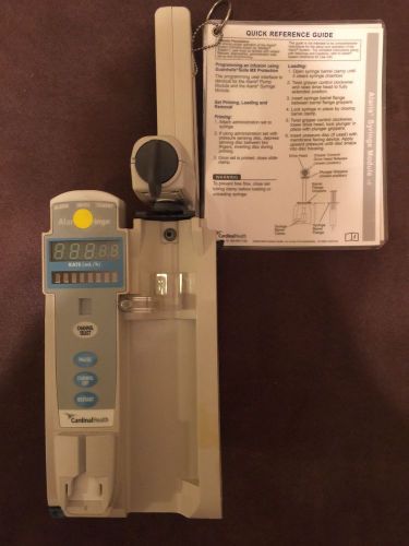 Alaris 8110 Syringe IV Pump Please Read!!!