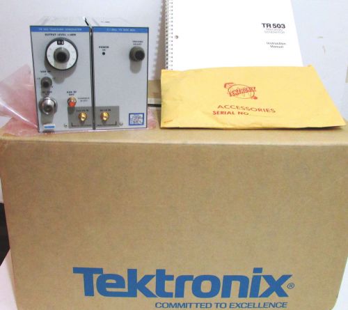 TEKTRONIX TR503 Tracking Generator NOS NIB w/Manual, Accessories **LAST ONE**