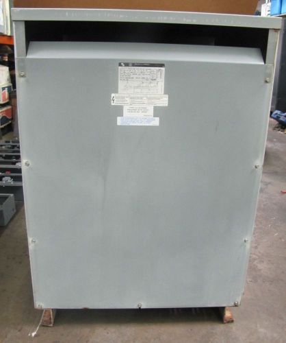 Square d 225t74h 225 kva 600/480/277 hv: 600 lv: 480y/277 3ph dry transformer for sale