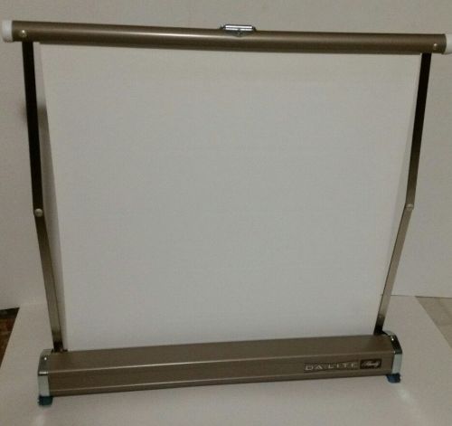 Vintage Da-Lite Handy Portable Table Top Projection Screen