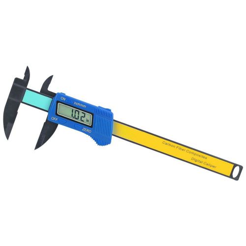 6&#034; Composite Digital Caliper Measures Metric &amp; SAE with LCD display World Ship!