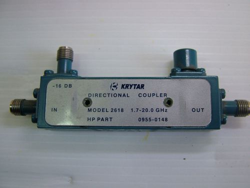 Directional Coupler 1.7 - 20GHz Krytar 2618