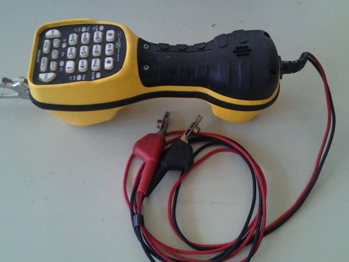 EXCELLENT HARRIS FLUKE TS44  DATA SAFE BUTT SET WITH ABN LEADS - DSL OVERRIDE