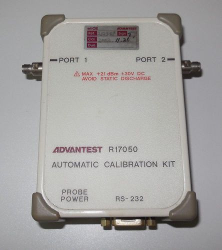 Advantest r17050 opt 01 automatic calibration kit for sale