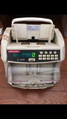 Semacon s-1400 bank grade currency counter for sale