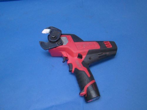 Milwaukee 2472-20 600 mcm cable cutter with milwaukee 12 volt battery 48-11-2401 for sale