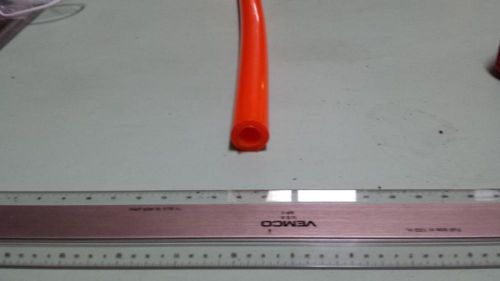 1/2&#034; id x 7/8&#034; od x 13&#034; long urethane / polyurethane 80 a orange tube p/n 11609 for sale