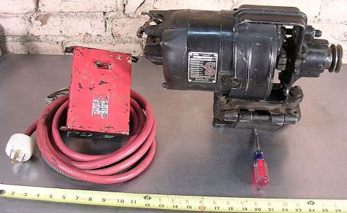 Singer electric transmitter / clutch motor, cat. no. s-692367-r, 230 vac 3 phase for sale