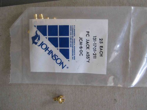 SMB Male Center Solder For PC Board Gold 131-1701-211, E.F. Johnson