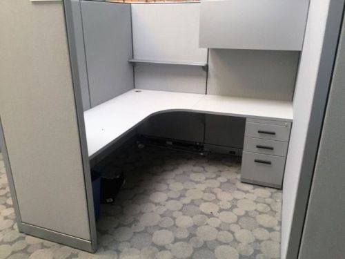 Tall 6x6x65 Steelcase Kick workstations in stock