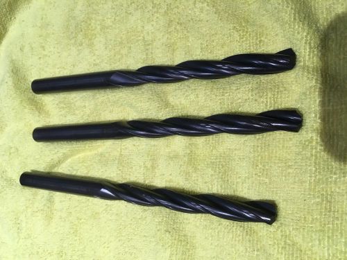 3 - morse straight shank core drill bit 1/2&#034; new for sale