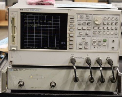 Agilent 8753E-011-85046B Network Analyzer, 30 kHz to 3 GHz, Comes with 85046B 75