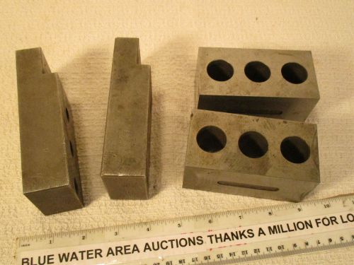 (2) Sets Machinist Set up Blocks, Vise Jaws, Precision, Hardened, 2&#034; x 2&#034; x 4&#034;