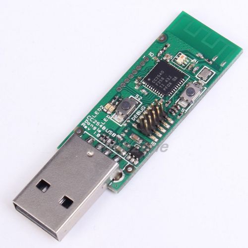 Bluetooth 4.0 ble cc2540 sniffer board usb interface dongle debug pin 1mbps for sale