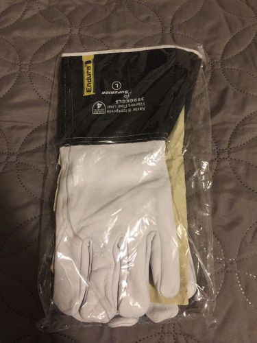 Superior 399GKGL5 Goatskin Leather TIG Welder Glove WKevlar Size L