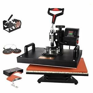 Heat Press Machine, 5 in 1 Digital Transfer Sublimation 12 X 15 inches Heat Pres