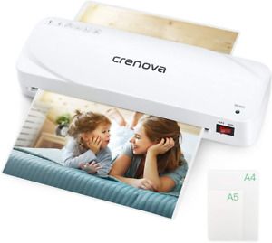 Crenova A4 Laminator 9 inches Thermal Laminator With 20 Laminating Pouches