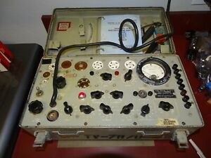 Military TV-7B/U Vintage Tube Tester, Works, Needs Calibration