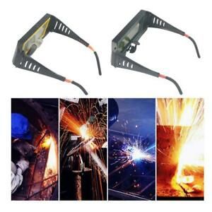 1 Pair Solar Auto Darkening Welding Goggle Safety Glasses Welder Mask Helmet