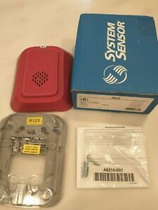 NEW System Sensor HRL Fire Alarm HORN Wall Mount RED FREE SHIP