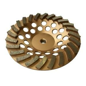 7 in Concrete Grinding Wheel 24 Diamond Grit Segments 5/8-11 in Arbor 30/40 Grit