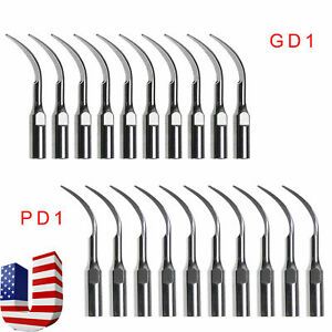 20* USA Dental Ultrasonic Scaler Scaling Tips for DTE SATELEC NSK GD1 PD1 ZSXG