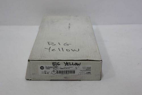 83 NEW ALLEN BRADLEY YELLOW TERMINAL BLOCKS 1492-L3T-Y  SER.A (S8-2-56E)