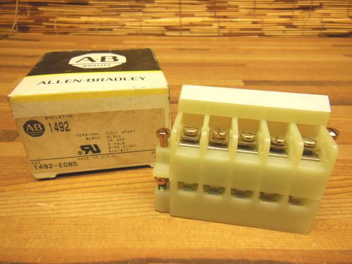 Allen Bradley Terminal block 5P 25A 1492-EC85