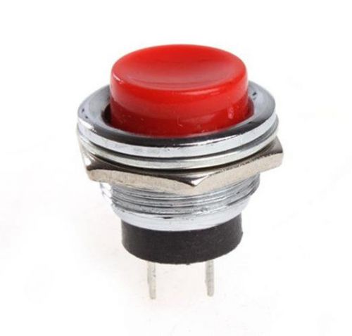 5x Red Momentary OFF-ON N / O Push Button Switch 24V DC / 125V AC / 250V AC