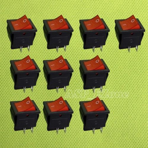 10pcs red ac 250v  rocker switch 25*31mm for sale