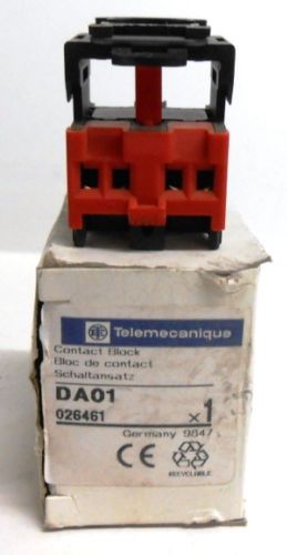 TELEMECANIQUE, CONTACT BLOCK, DA01, 10 AMP, NEW IN BOX