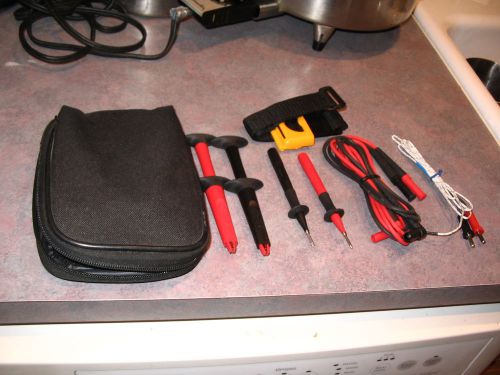 Fluke Suregrip Electrical Test Lead Set with temp leads