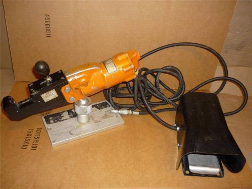 DANIELS DMC HX17 CRIMPING TOOL W/HUMPHREY FOOT PEDAL 250F