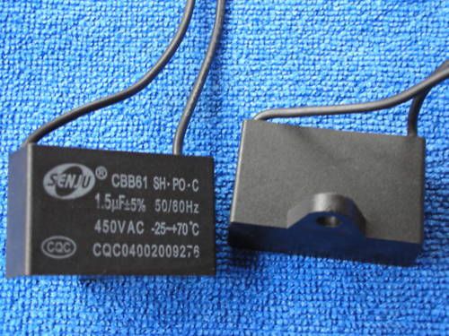 10, FAN Metallized Capacitor 450V 50/60Hz 1.5uF CBB61