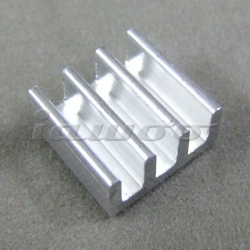 11x11x5.5mm Silver Aluminum Heat Sink IC Radiator for Memory MOS Tube Heatsink