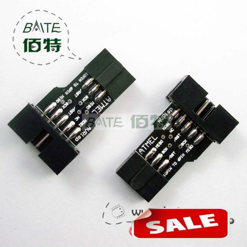 10Pin To 6Pin Adapter Board for ATMEL USBASP GAU