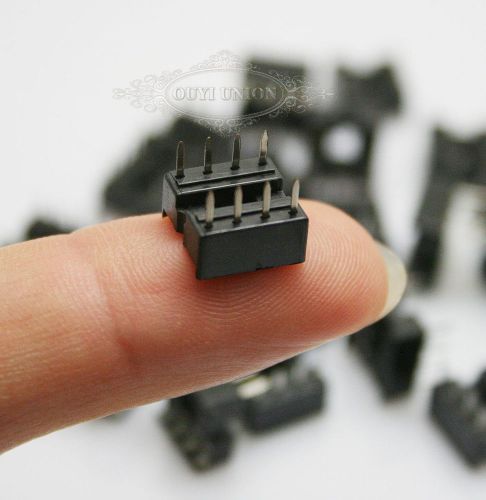 New Sale 20PCS Lots 8P 8-Pin 2.54mm DIP IC PCB Board Sockets Adapter Solder