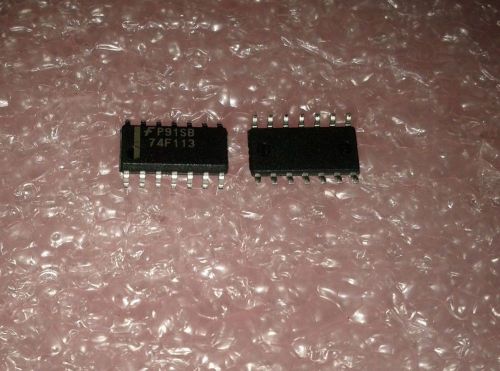 2x FSC 74F113SC , Flip Flop, Dual, J/K Type , SOIC-14